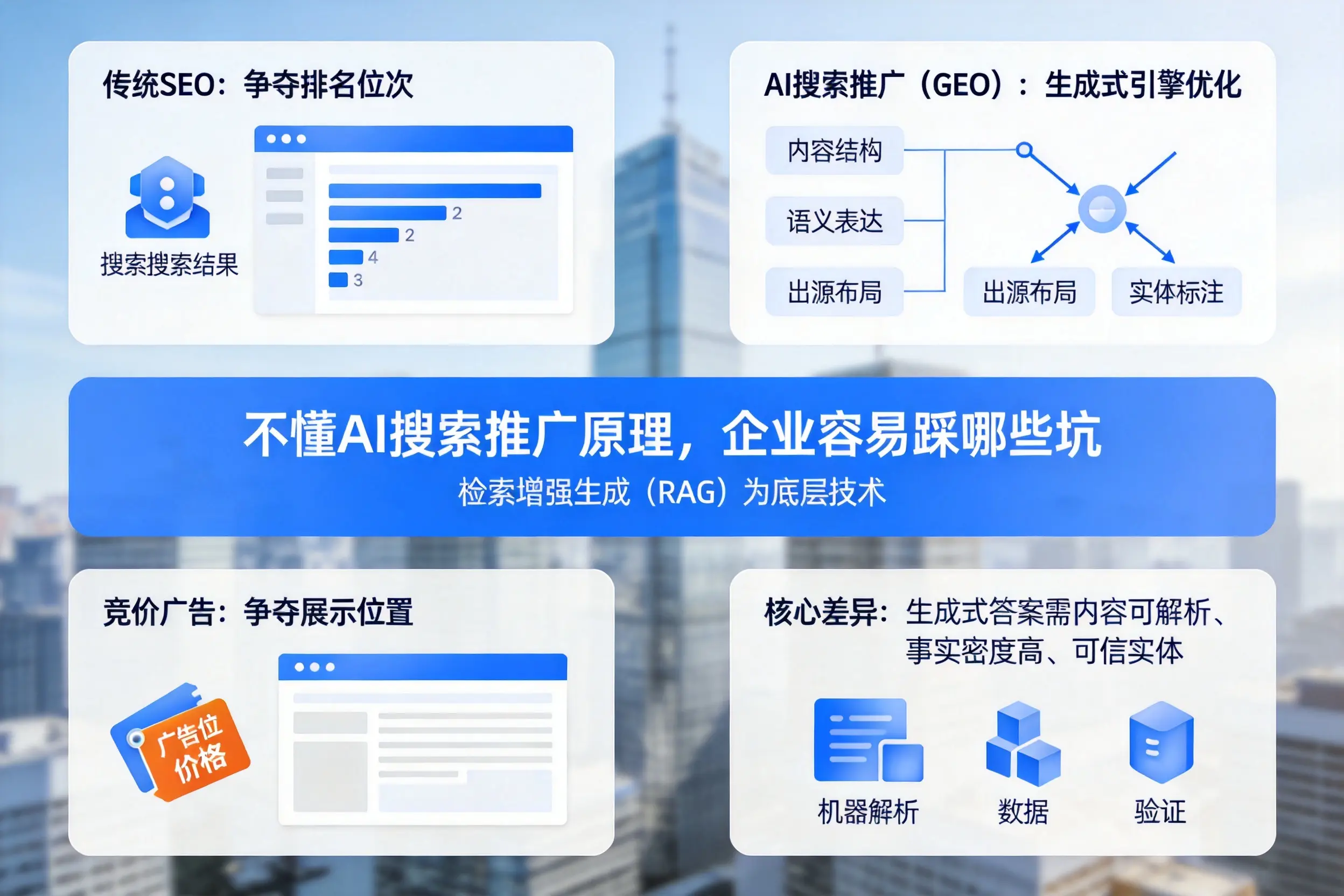 不懂AI搜索推广原理,运城企业容易踩哪些坑