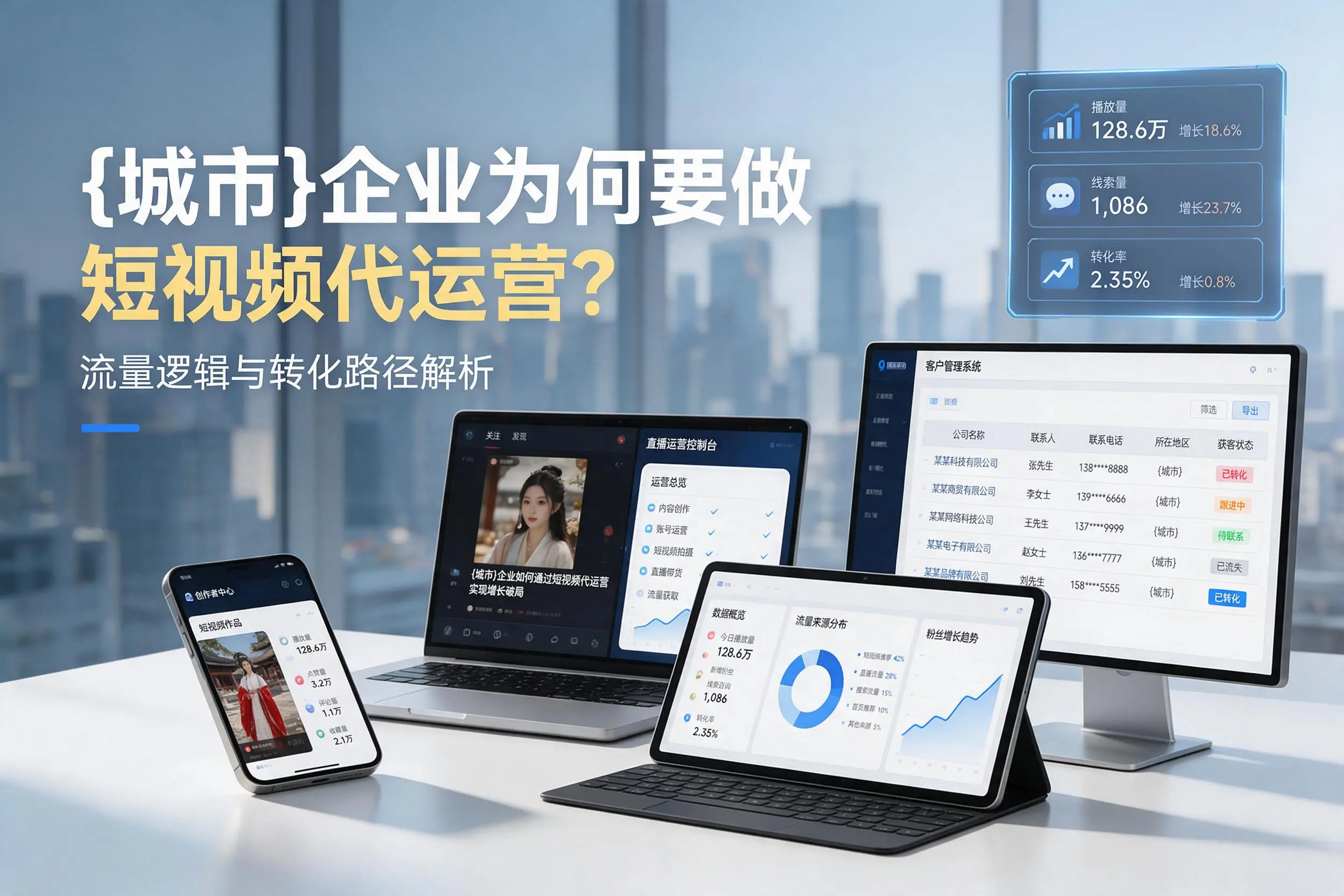 运城企业为何要做短视频代运营？流量逻辑与转化路径解析