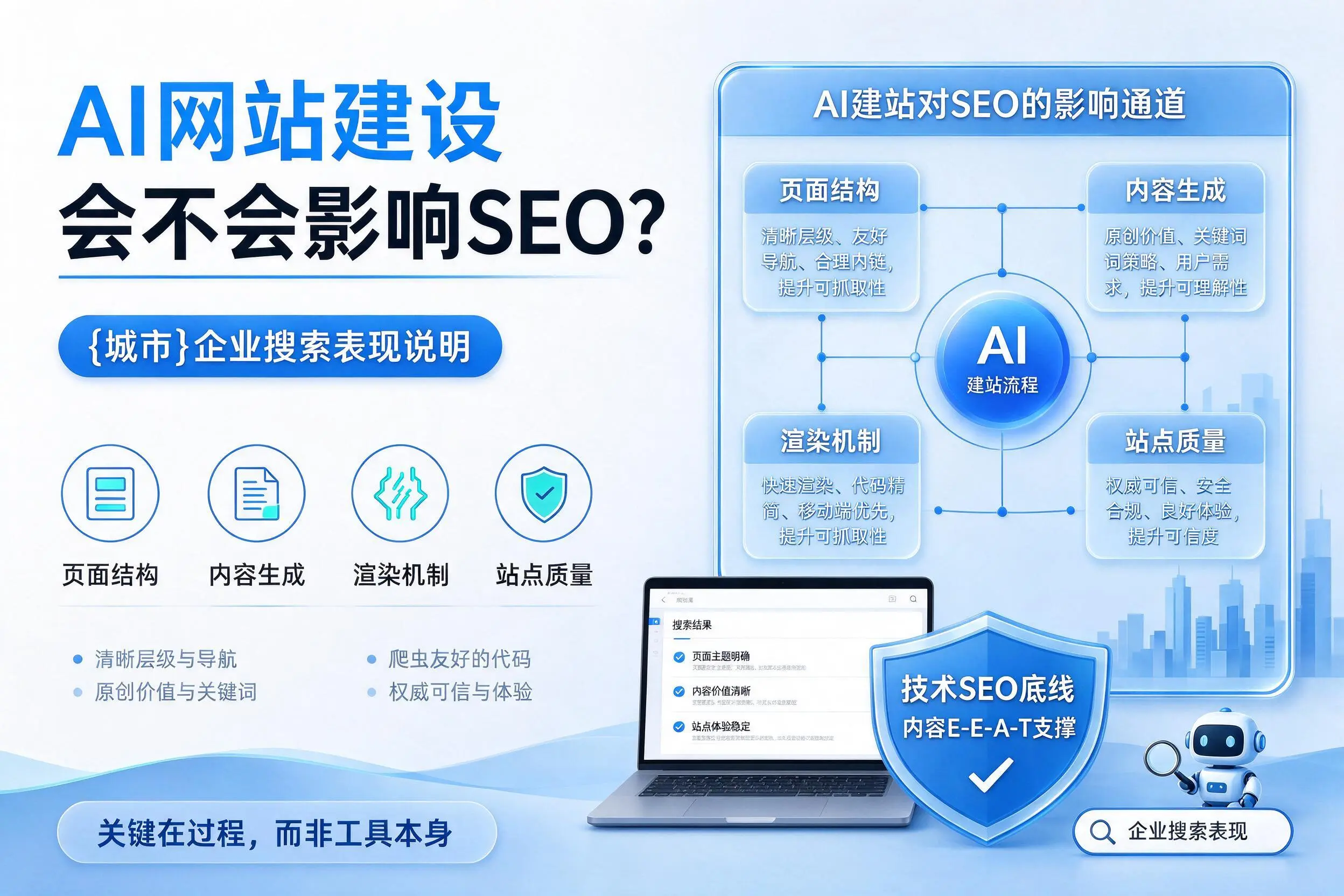 AI网站建设会不会影响SEO？运城企业搜索表现说明
