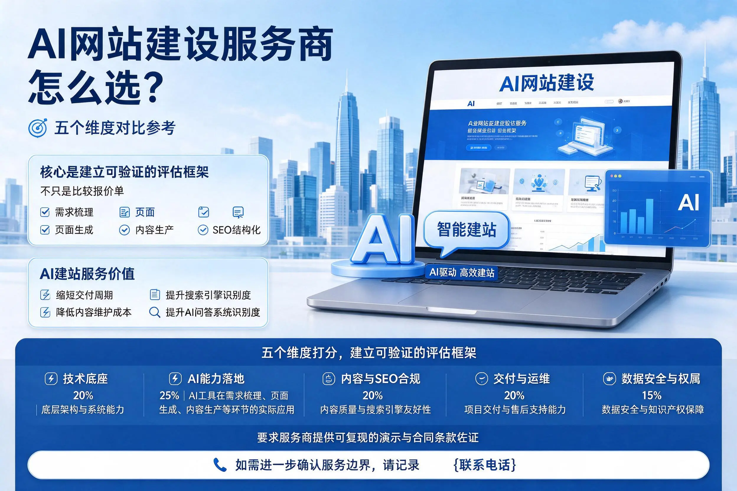 运城AI网站建设服务商怎么选?五个维度对比参考