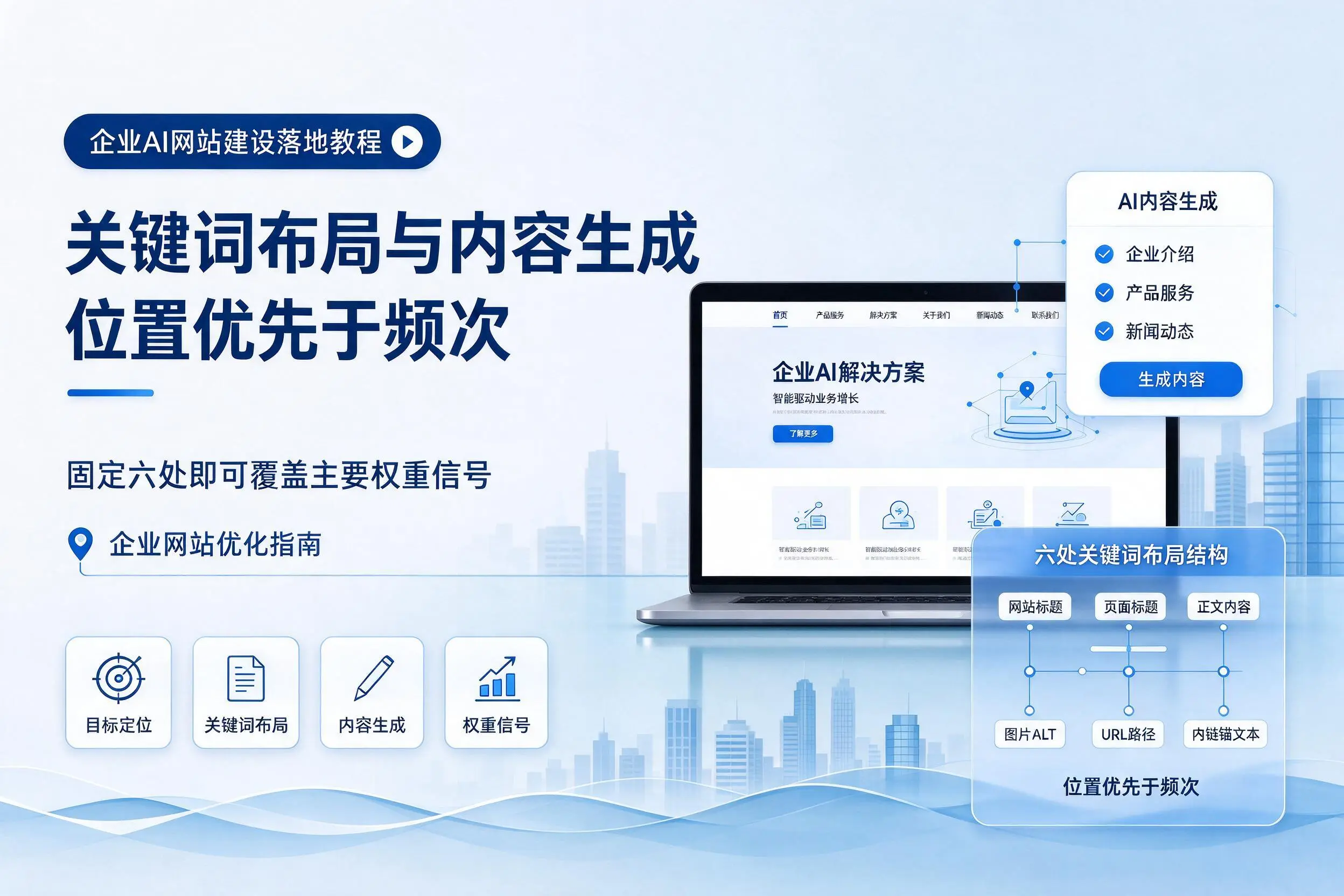 运城企业AI网站建设落地教程:关键词布局与内容生成