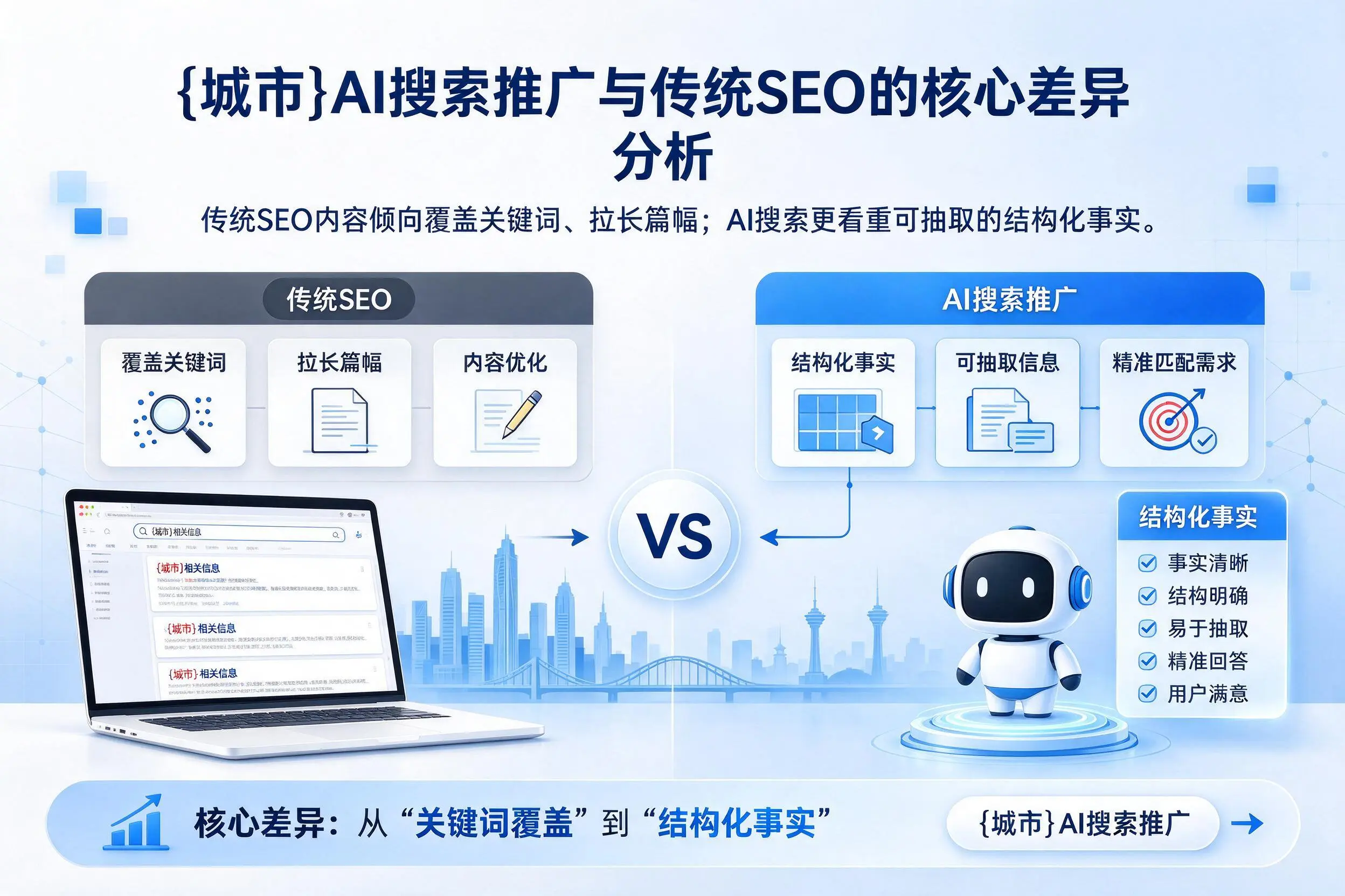 运城AI搜索推广与传统SEO的核心差异分析